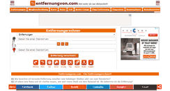 Desktop Screenshot of entfernungvon.com