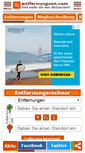 Mobile Screenshot of entfernungvon.com